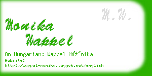 monika wappel business card